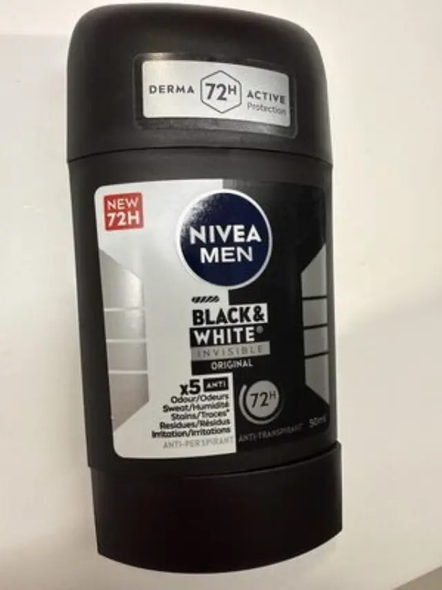 Nivea Men Black & White Invisible Original Deodorant Stick Ανδρικό Αποσμητικό Στικ 50ml