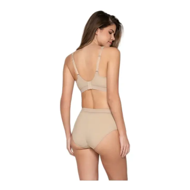 Luna Γυναικείο Μπουστάκι Αθλητικό FlexPro Μεγάλα Μεγέθη, Χρώμα Μπεζ 2