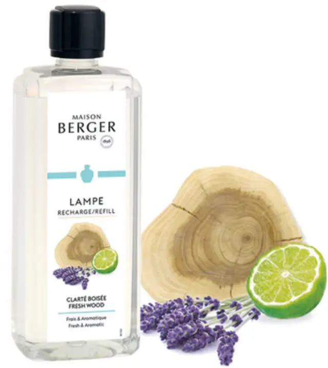 Maison Berger Paris Lampe Berger Refill Υγρό Αναπλήρωσης Καταλυτικής Λάμπας Fresh Wood 500ml 2