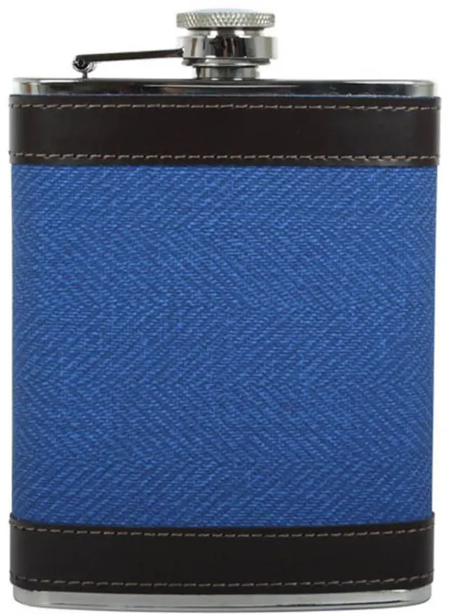 Hip Flask Φλασκί Ποτού «Blue» (F2290) - 210ml
