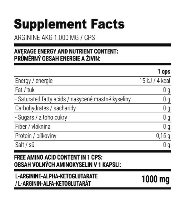 Extrifit Arginine AKG 1000 mg 2