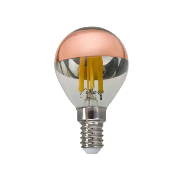 FILAMENT LED 1xE14 DIM 1xG45 ΡΟΖ ΧΡΥΣΟ 5W 2700K 230V AC 620LM RA80 30000HRS 180° / BOVA5WWDIMRG