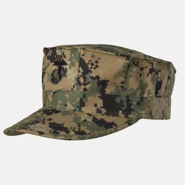 Helikon-Tex USMC Cap - PolyCotton Twill-Καπέλο Περιπόλου Cotton Twill - DIGITAL WOODLAND CAMO