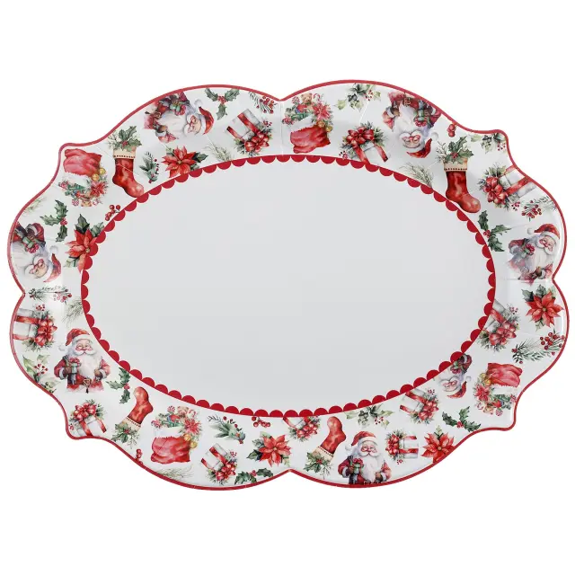 Πιατέλα Άγιος Βασίλης - Santa Claus Tray 36 x 26 εκ / 2 τμχ