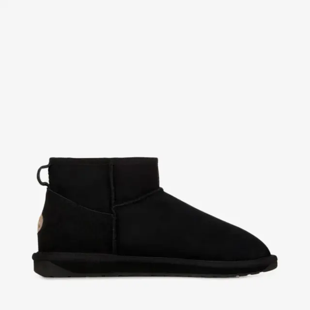 Emu Μποτάκια Γυναικείο δέρμα Μαύρο EMU/10937 BLACK