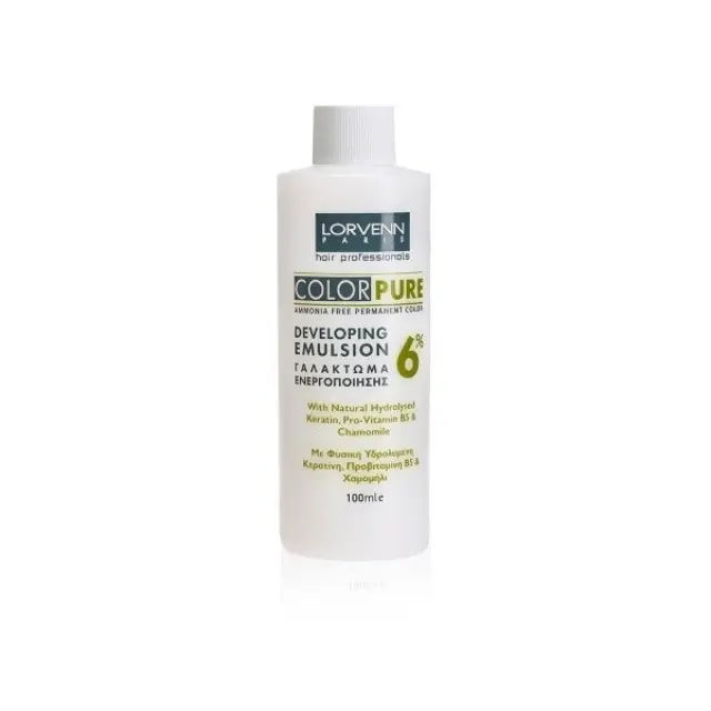 Lorvenn Color Pure Ammonia 6% Free Permanent developing Emulsion 100ml