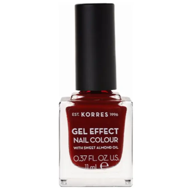 KORRES Gel Effect Nail Colour Wine Red No 59 11ml 2