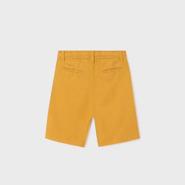Junior 10 έως 18 ετών Βερμούδα λινή Better Cotton ώχρα - 12Ε 3