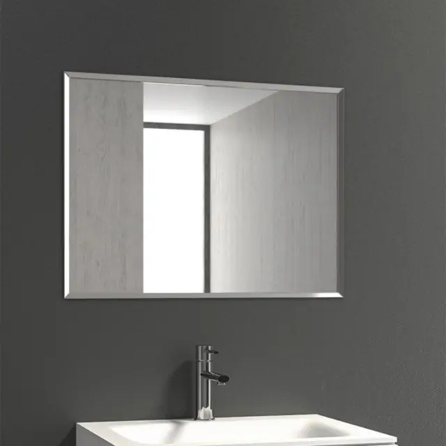 Καθρέπτης με πλαίσιο inox PCM001