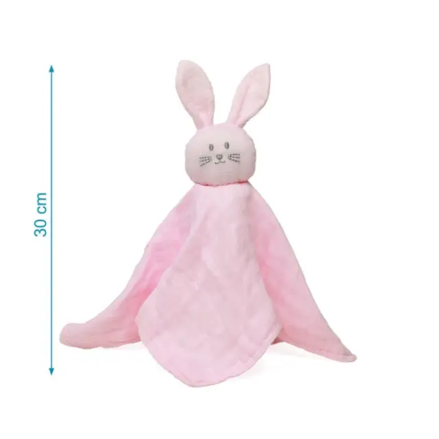 Πανάκι Παρηγοριάς Bunny Ροζ 30cm. 0+ Μηνών 3