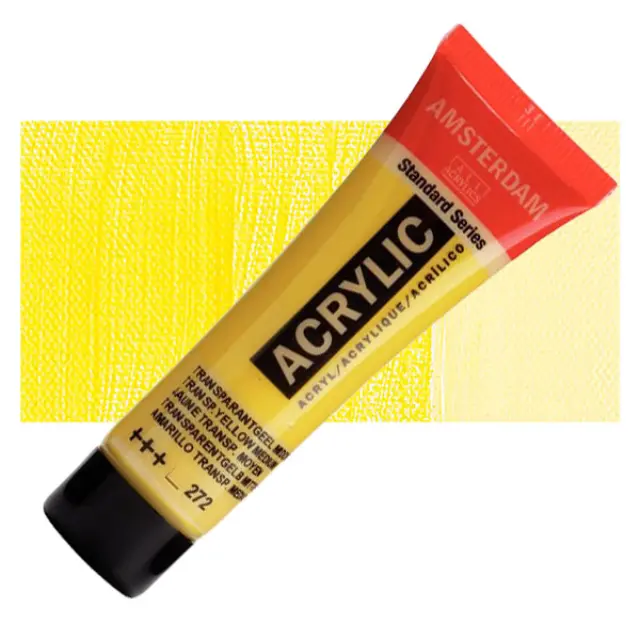 Ακρυλικό Talens Amsterdam 272 Transparent Yellow Medium - 20ml