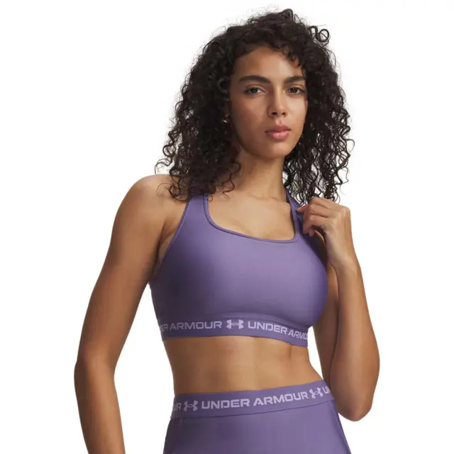 Under Armour Women's Crossback Mid Bra Μωβ 1361034-520 (Under Armour)
