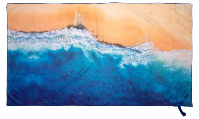 Πετσέτα Θαλάσσης 90X160 Digital Print Viopros 281 Πολύχρωμο 100% Microfiber