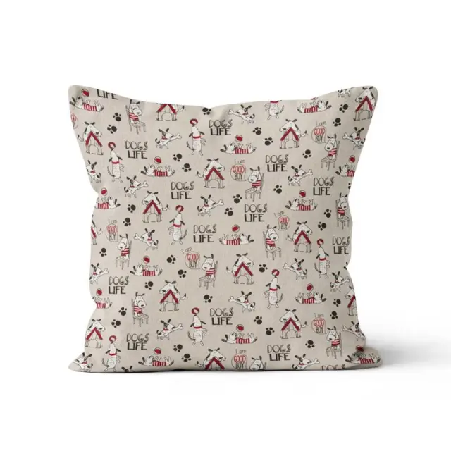 Beauty Home ΜΑΞΙΛΑΡΟΘΗΚΗ DOGS LIFE 40 x 40 cm