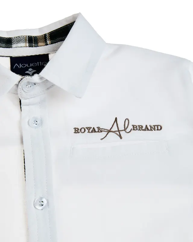 Πουκάμισο 100% cotton με κέντημα 2