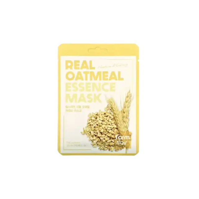 Farmstay Real Oatmeal Essence Mask Μάσκα Προσώπου, 1τμχ