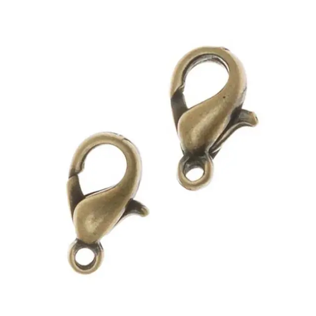Κούμπωμα Καβουράκι Brushed Antique Bronze Color 12mm ~5τεμ