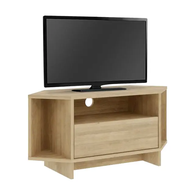 Έπιπλο τηλεόρασης γωνιακό Viva Megapap χρώμα sapphire oak 95,7x35,4x45εκ. 3