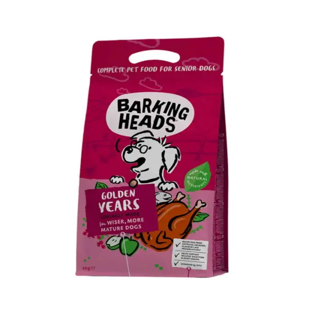 Barking Heads Senior All Breeds Golden Years 12Kg Μονόχρωμο