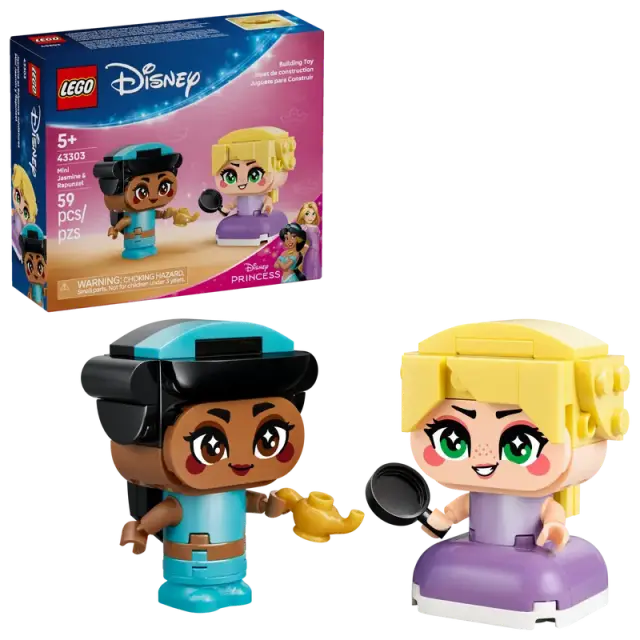 LEGO® Disney Mini Jasmine & Rapunzel για 5+ Ετών 59τμχ- 43303 2