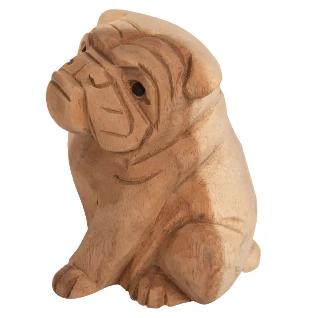 ΕΠΙΤΡΑΠΕΖΙΟ ΔΙΑΚΟΣΜΗΤΙΚΟ BULLDOG ΞΥΛΟ SUAR ΣΕ ΦΥΣΙΚΟ ΧΡΩΜΑ FB97923 9x8x12Y εκ. 3