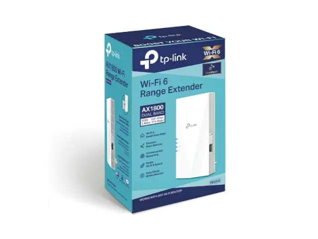 TP-Link AX1800 Wi-Fi 6 Range Extender (RE600X) 3
