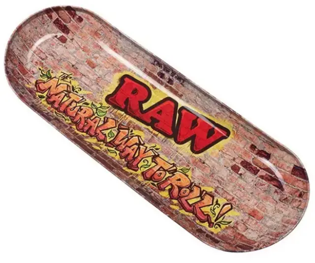 Raw Rolling Tray Δίσκος Graffiti III Skate (42x15.5cm)