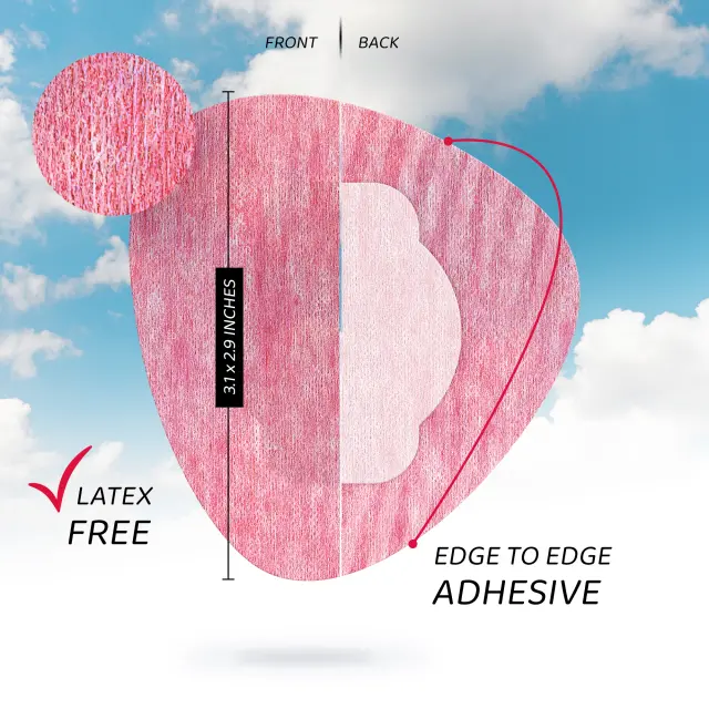 Not Just a Patch Air Αδιάβροχα Αυτοκόλλητα για Αισθητήρες Freestyle Libre 2 Plus, Medtronic Guardian, Dexcom G7, Dexcom ONE+, Sibionics GS1 & Medtrum TouchCare Nano 20τμχ – Ροζ 2
