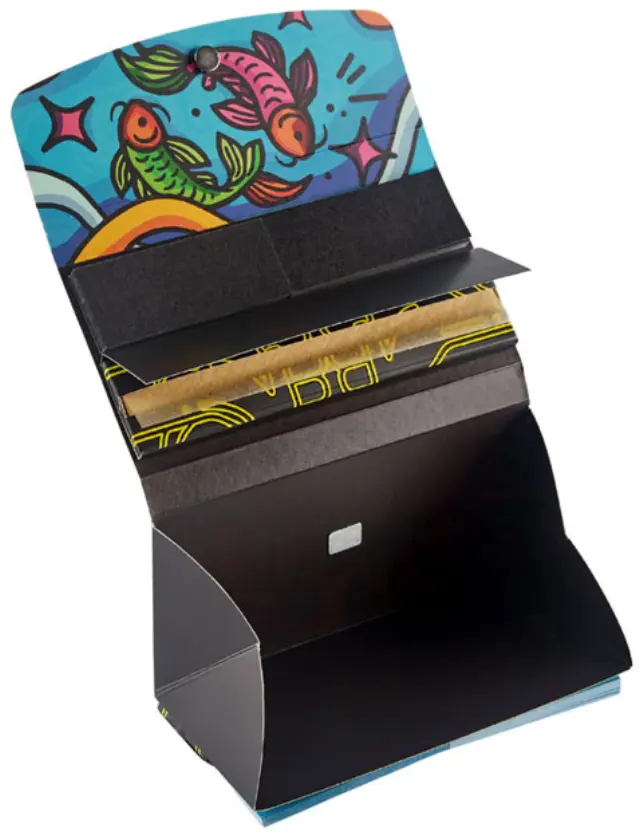 Slim Jim Χαρτάκια King Size Slim & Tips Doubles 2x32φ. - με Δισκάκι