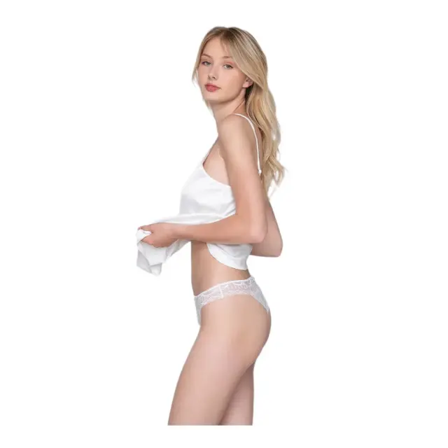 Luna Γυναικείο Brazil Lace Party Brazilian, Χρώμα Λευκό 2