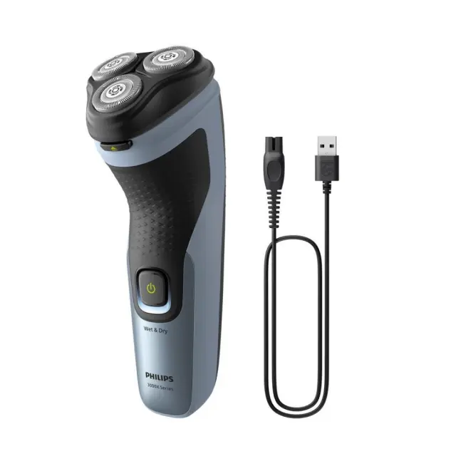 Philips X3063/00 men's shaver Rotation shaver Trimmer Black, Blue