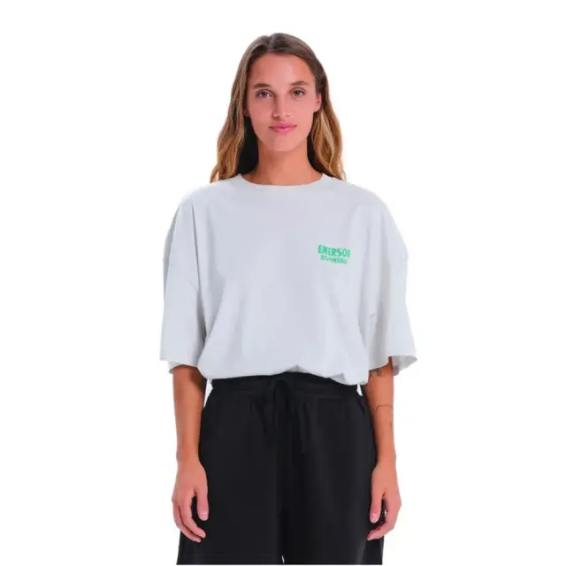 Emerson Women's SS Oversized T-Shirt (251.EW33.64-Frosty White) - Εκρού - M