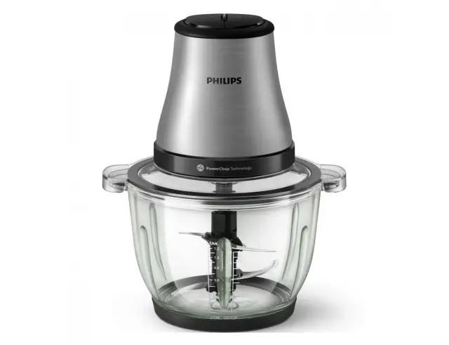 Πολυκόφτης Philips 3000 Series HR1503/00 με ισχύ 500W και χωρητικότητα 2L - Silver HR1503/00