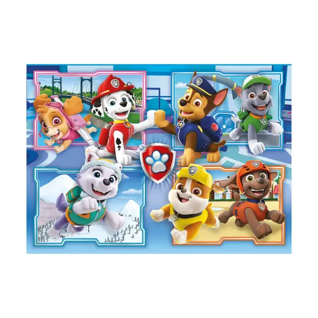 Clementoni Παιδικό Παζλ Supercolor Nickelodeon Paw Patrol 2x60 τμχ 2