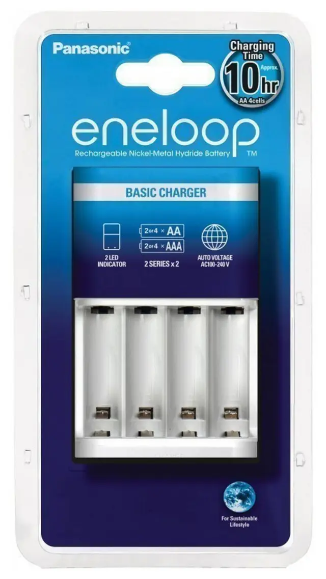 Φορτιστής Μπαταριών Panasonic Eneloop BQ-CC51E για AA/AAA