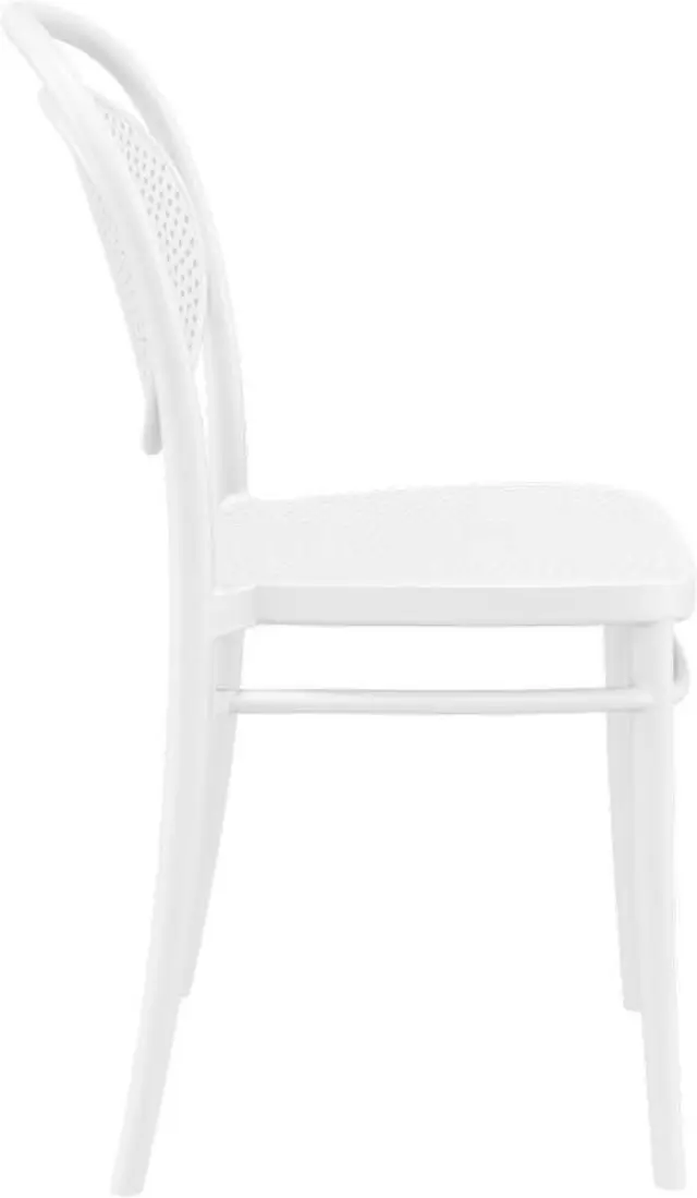 Καρέκλα Στοιβαζόμενη MARCEL Λευκό PP 45x52x85cm 3
