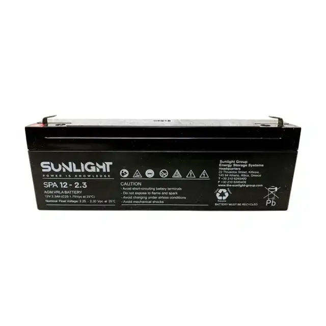 Μπαταρία VRLA 12V 2.3Ah SPA