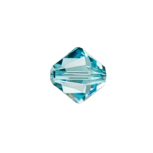 Swarovski 5328 XILION Bicone Light Turquoise 10mm - 4τεμ