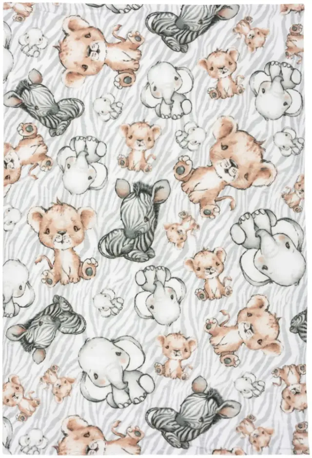 Σελτεδάκι - Πάνα Flannel με Μεμβράνη 75x50cm Sweeties of Savanna 5904506816057 2