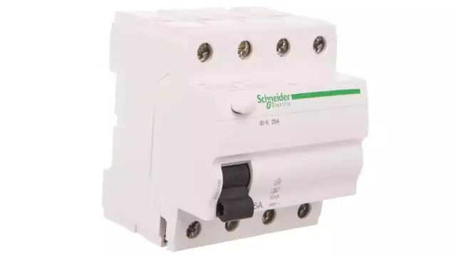 Acti9 ID K - residual current circuit breaker - 4P - 25A - 30mA - type A