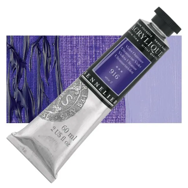 Ακρυλικό Sennelier Extra Fine - 916 Ultramarine Violet S2 - 60ml