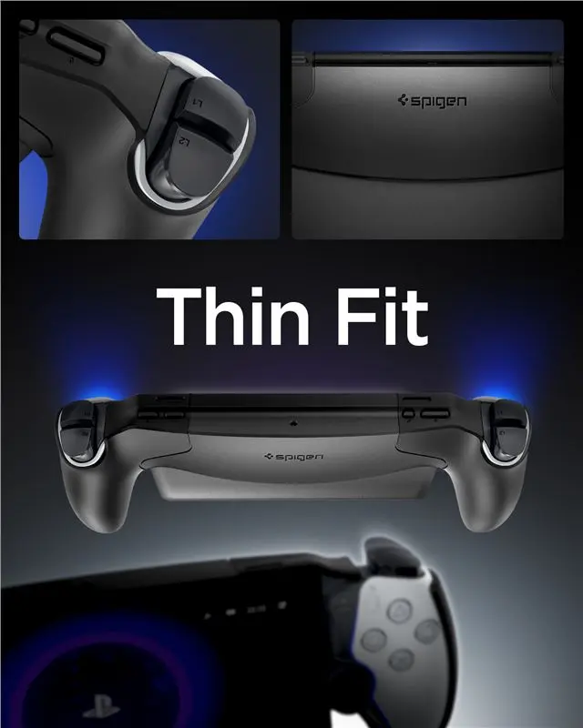 Spigen Thin Fit, black - Sony Playstation Portal 3