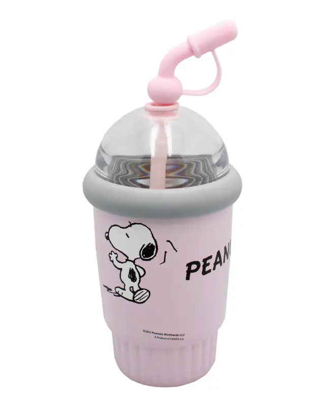 Παγούρι θερμός με καλαμάκι Snoopy 400ml