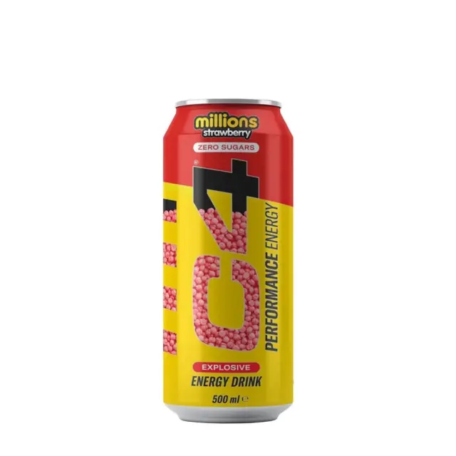 Cellucor C4 Explosive Energy Drink Millions Strawberry, 500 ml