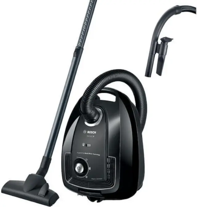 Bosch BGB38BA1 Ηλεκτρική Σκούπα 600W με Σακούλα 4lt Μαύρη