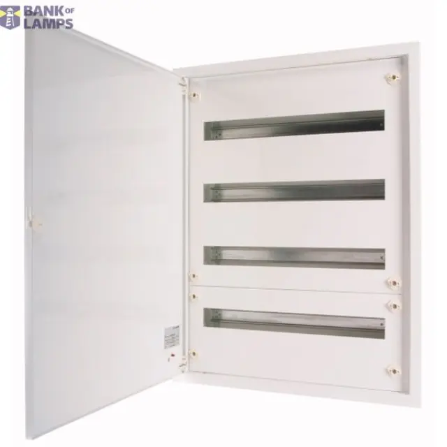 BF-U-4/96-C Complete flush-mounted flat distribution board, white, 24 SU per row, 4 rows, type C