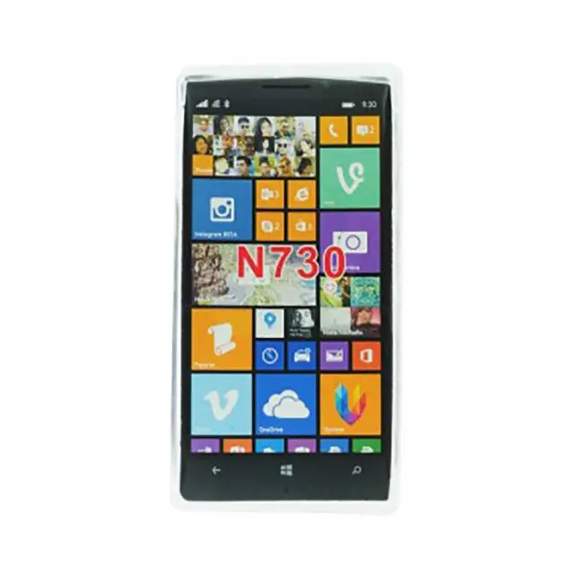 Θήκη Σιλικόνης S-Line Case Για Nokia Lumia 730 Διάφανη 2