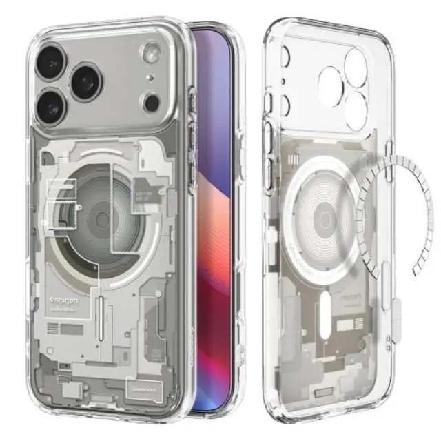 Θήκη TPU & PC Spigen Apple iPhone 17 Pro MagSafe Ultra Hybrid Zero One Τιτάνιο N69281