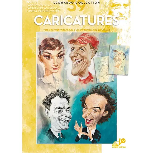 Βιβλίο Ζωγραφικής Leonardo No39 - Caricatures