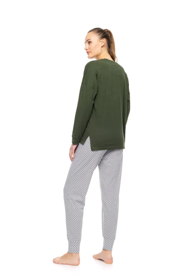 W1759 - Type - PYJAMA MODERN FLOWER GREEN 3